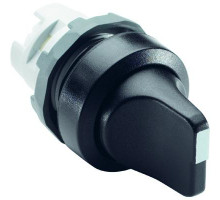 ABB 1SFA611201R1006 Переключатель M2SS2-10B (короткая ручка) черный 2-х позиционный без подсветки (только корпус) 90# с фиксацией