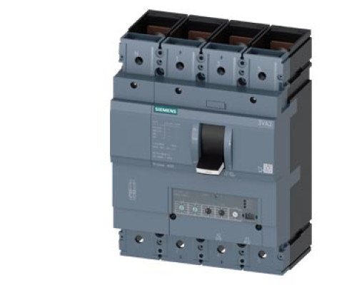 ВЫКЛЮЧАТЕЛЬ В ЛИТОМ КОРПУСЕ 3VA2 IEC ТИПОРАЗМЕР 400 КЛАСС ОТКЛ. СПОСОБНОСТИ  H ICU=85KA @ 415 В 4-ПОЛЮС., ЗАЩИТА ЛИНИИ ETU350, LSI, IN=250A ЗАЩИТА ОТ ПЕРЕГРУЗКИ IR=10