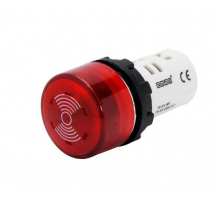 Моноблочный зуммер с подсветкой 12V AC/DC, IP65, MBZS012SE