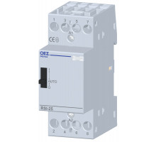 RSI-25-31-A230-M Контактор для проводок Ith 25 A, Uc 230 V a.c., 3x нормально разомкнутый контакт, 1x нормально замкнутый контакт, с ручным управлением