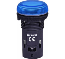 ETI Лампа сигнал. LED матовая ECLI-024C-B 24V AC/DC (синяя) (арт.4771213)