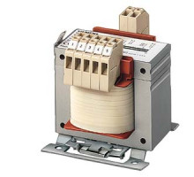 1-ФАЗ. ТРАНСФОРМАТОР ПОНИЖАЮЩИЙ-/РАЗДЕЛИТЕЛЬНЫЙ ТРАНСФОРМАТОР PN = 0,13 KVA VDE/UL/CSA ПЕРВ 400+/-5% V ВТОР 230 EN 61558-2-1, -2-2, -2-4 СТЕПЕНЬ ЗАЩИТЫ IP54 ВИНТОВЫЕ КЛЕ