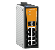 Weidmuller 1241280000 IE-SW-VL08-6GT-2GS Исполнение: Сетевой выключатель, unmanaged, Gigabit Ethernet, Количество портов: 6 * RJ45 10/100/1000BaseT(X), 2 * комбинированные порты (10/100/1000B