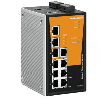 Weidmuller 1241290000 IE-SW-PL10M-3GT-7TX Исполнение: Сетевой выключатель, managed, Gigabit Ethernet, Количество портов: 3 * RJ45 10/100/1000BaseT(X), 7 * RJ45 10/100BaseT(X), IP30, 0 °C...60 °C