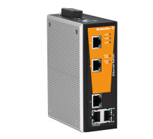 Weidmuller 1504310000 IE-SW-VL05MT-5TX Исполнение: Сетевой выключатель, managed, Fast Ethernet, Количество портов: 5 x RJ45, IP30, -40 °C...75 °C