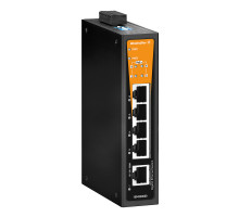 Weidmuller 1504340000 IE-SW-BL05T-1GT-4GTPOE Исполнение: Сетевой выключатель, unmanaged PoE, Gigabit Ethernet, Количество портов: 4 * RJ45 10/100/1000BaseT(X) PoE+, 1 * RJ45 10/100/1000BaseT(X), IP30, -40 °C...