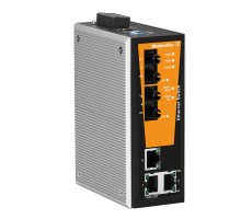 Weidmuller 1504370000 IE-SW-VL05M-3TX-2ST Исполнение: Сетевой выключатель, managed, Fast Ethernet, Количество портов: 3 x RJ45, 2 * ST, многомодовый, IP30, 0 °C...60 °C