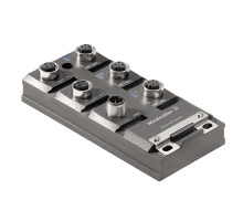 Weidmuller 1504420000 IE-SW-IP67T-5M12 Исполнение: Сетевой выключатель, unmanaged, Fast Ethernet, Количество портов: 5 * M12 D-codiert, IP67, в корпусе, -40 °C...75 °C