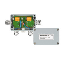 Weidmuller 8564070000 FBCon PA CG/M12 2way Исполнение: Стандартный концентратор, 2-канальный распределитель полевой шины, IP66