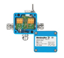Weidmuller 8564150000 FBCon PA CG/M12 1way Ex Исполнение: Стандартный концентратор для взрывоопасной зоны Ex EEx(ia), 1-канальный распределитель полевой шины EEx, IP66