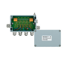 Weidmuller 8714180000 FBCon PA CG/M12 4way Limiter Исполнение: Стандартный концентратор с ограничением тока, 4-канальный распределитель (с ограничителем), IP66