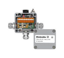 Weidmuller 8714200000 FBCon PA CG 1way Limiter Исполнение: Стандартный концентратор с ограничением тока, 1-канальный распределитель (с ограничителем), IP66