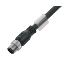 Weidmuller 1060111000 SAIL-M12G-CD-10B Исполнение: Шина - провод, Один конец без разъема, M12, Количество полюсов: 5, 10 m, Вилка, прямая, Экранированный: Да, Светод