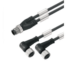 Weidmuller 1005270150 SAIL-ZW-M12BW-3-1.5U Исполнение: Концентратор сигналов, контрольная линия, Соединительная линия, M12/M12, Number of poles : 3, 1.5 m, Двухжильный кабел
