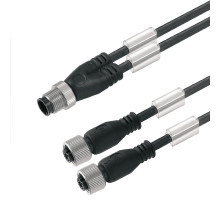 Weidmuller 1005461000 SAIL-ZW-M12BG-3-10U Исполнение: Концентратор сигналов, контрольная линия, Соединительная линия, M12/M12, Number of poles : 3, 10 m, Двухжильный кабель,