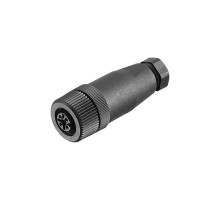 Weidmuller 1007090000 SAIB-5/9-(KV) Исполнение: Гнездо произвольной сборки, M12, Гнездо, прямое