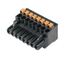 Weidmuller 1000110001 BLF 5.08HC/10/90 SN BK BX Исполнение: Штекерный соединитель печатной платы, Гнездовой разъем, 5.08 мм.кв Количество полюсов: 10, 90°, PUSH IN, Диапа