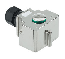 Weidmuller 1724752000 SAI-4/6/8 MH-MH BL 3.5 Исполнение: SAI, пассивный, Концентратор сигналов, пассивный распределитель, M12, Версия с крышкой и разъемом M20, Нет