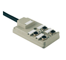 Weidmuller 1766730000 SAI-4-F 3P IDC PUR 10M Исполнение: SAI, пассивный, Концентратор сигналов, пассивный распределитель, IDC, M12, Вариант с кабелем, 10 m, Да