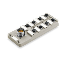 Weidmuller 1795470000 SAI-8-S 5P M12 Исполнение: Концентратор сигналов, пассивный распределитель, M12, с разъемом M23, Да