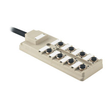 Weidmuller 1814990000 SAI-8-F 5P NPN-PNP 5M Исполнение: Концентратор сигналов, пассивный распределитель, M12, Вариант с кабелем, 5 m, Да