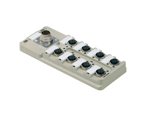Weidmuller 1831020000 SAI-8-M16 4P M12 Исполнение: Концентратор сигналов, пассивный распределитель, M12, С разъемом M16, Да