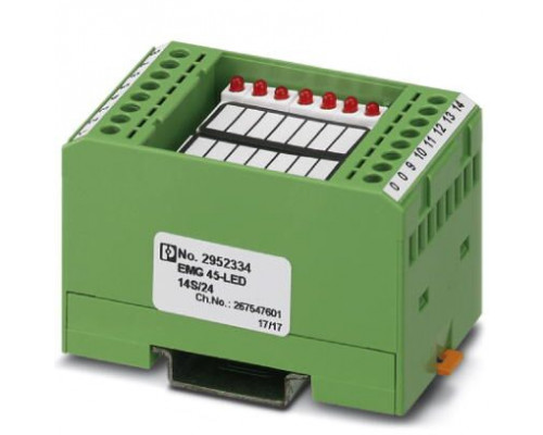 Phoenix contact 2952334 EMG 45-LED 14S/24 Индикаторный модуль