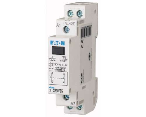 Импульсное реле 230 В, 2НО (Z-S230/SS)
