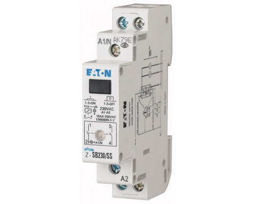Импульсное реле 230 В, 2НО (Z-SB230/SS)